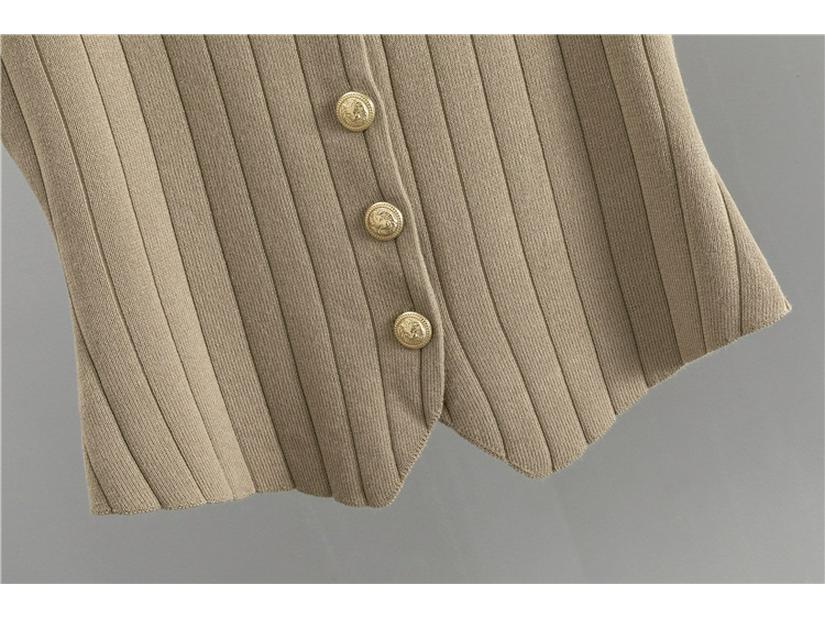 Korean Slim Fit Fragrant Wide-Leg Pants & Sweater 3-Piece Set for Women - 2025 Spring/Autumn