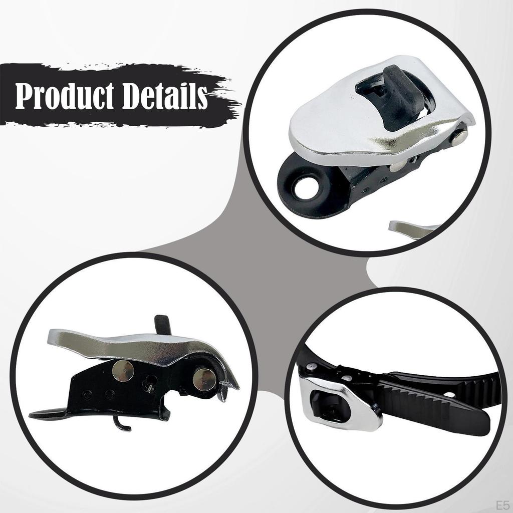 Ratcheting Cable Tie with Buckle Adjustable Locking Strap Ratchet Zip for Garage Gardening