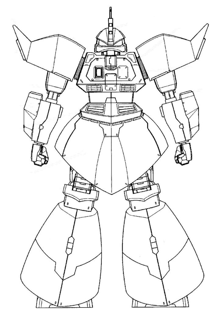 MG Gelgoog Strój 1/100 MS-14A Wersja 2.0 (Mobilny Gundam)