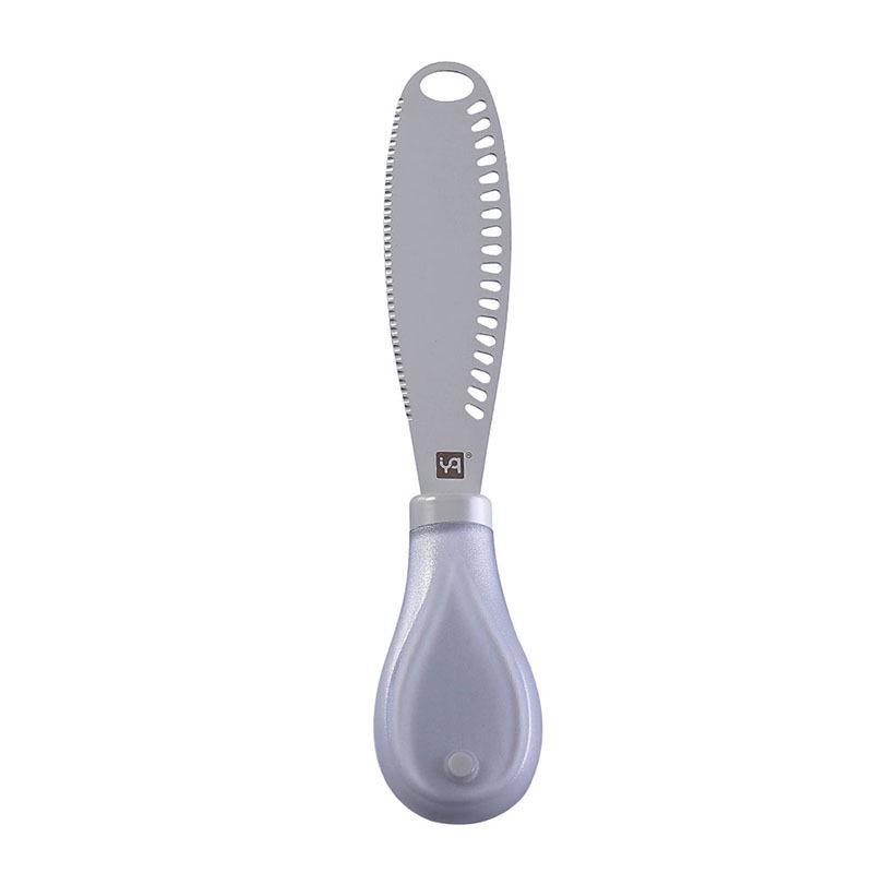 Stainless Steel Perforated Butter Knife & Spreader with Avocado & Cheese Scraper