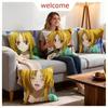 The Ambition Of Oda Nobuna Cushion Cover 1Pcs Decorative Covers Soft Cushion Case For Sofa Couch Decor 40X40 45X45 Pillowcases