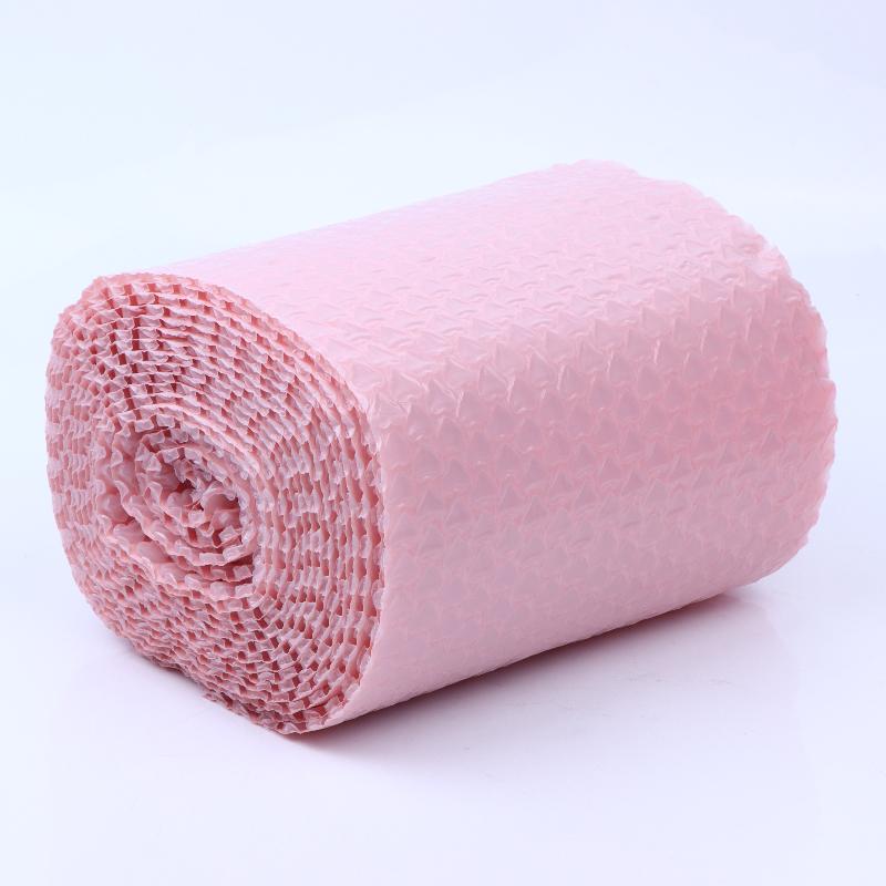 1 Rotolo 6M Rosa a Forma di Cuore Bolla Amore Ispessito Antiurto Fragile Pellicola Protettiva per Imballaggio