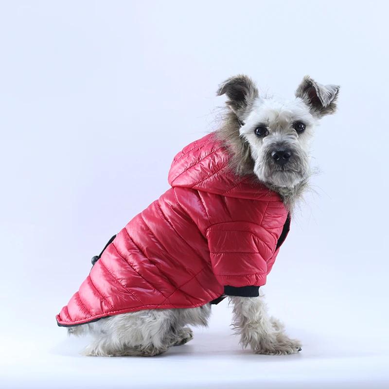 Soft Furry Hoodie Warm Dog Clothes For Small Dogs Windproof Pet Jacket Puppy Coat Winter Clothing For Yorkies Chihuahua