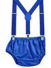 Starry Sky Print Baby Shorts & Suspenders Set