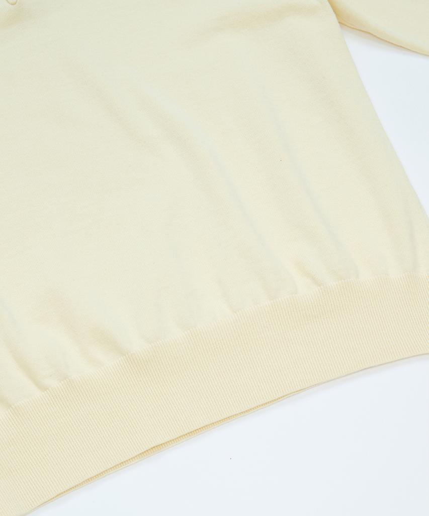 BELLIEF Essential Cotton Comfort Polo Knit (Ecru)