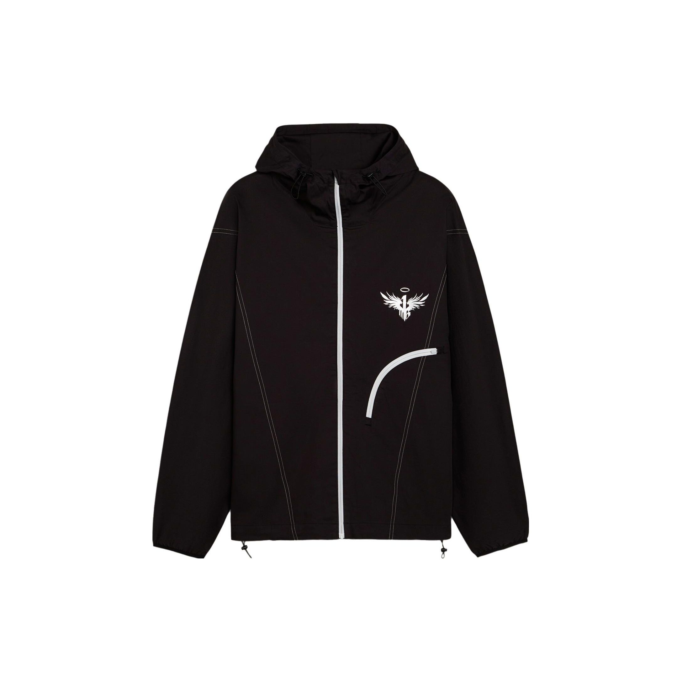 

Puma X Lamelo Color Block Zip-Up Casual Hoodie Men Jackets Black 622881-01 L