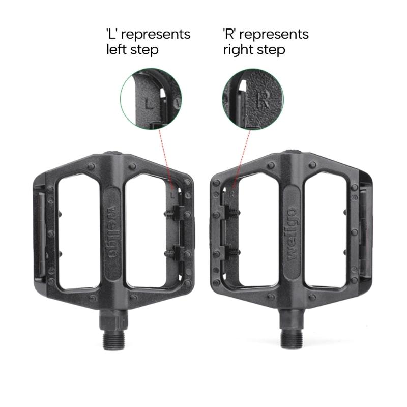 Sealed Bearing 9/16'' Thread Alloy Mountain Bike Pedals Lightweight Bike Pedals