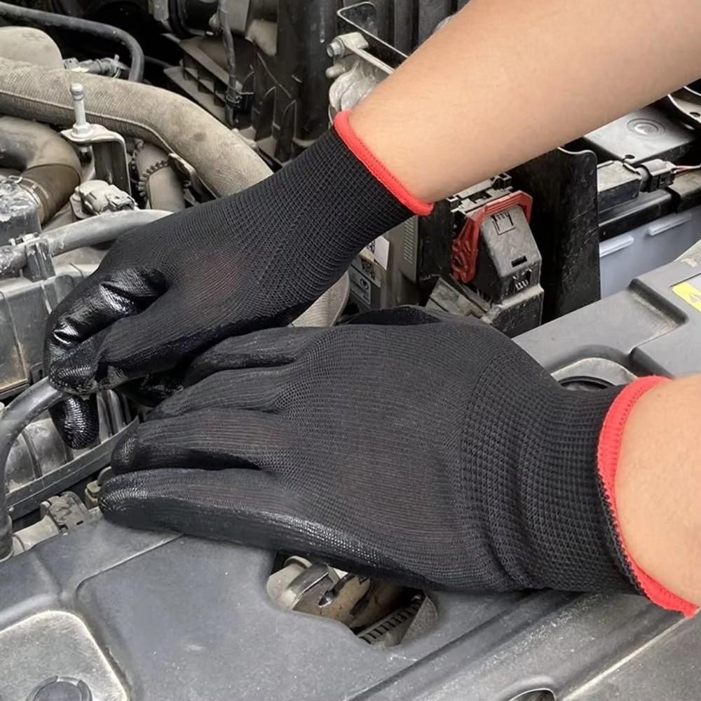 Non-slip Labor Gloves Coating Nylon PU Safety Gloves New Work Gloves