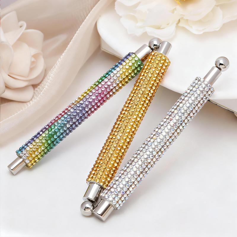 2-In-1 Magnetic Nail Polish Stick With Rhinestone Strong Magnetic Ball Cat Eye Gel Nail Polish Tool For Nail Salon Or Home Use