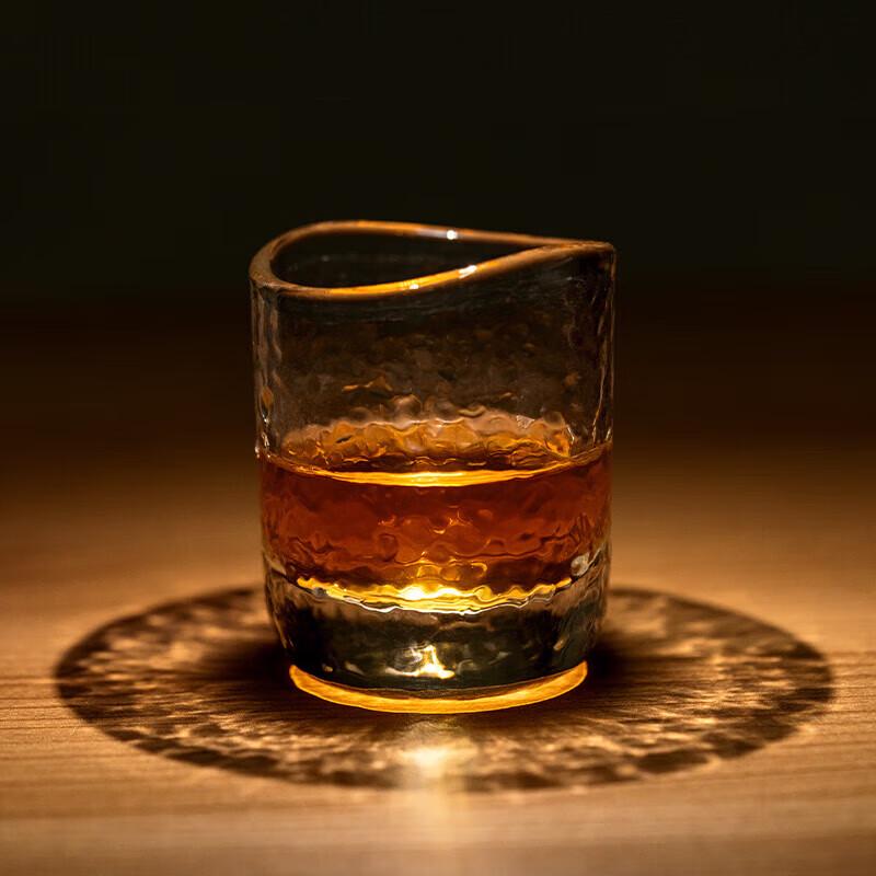 Japońskie Młotkowane Szklane Filiżanki do Kawy Timemore (2 szt)