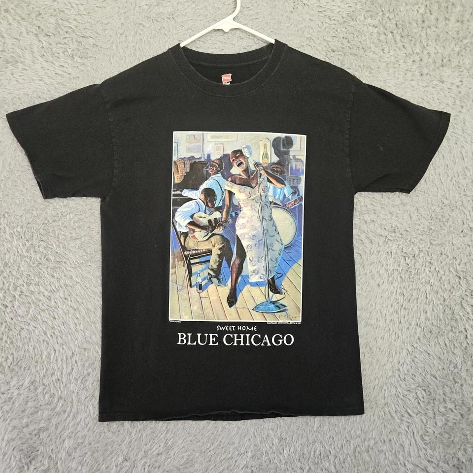 

Chicago Blues T Shirt Sweet Home Blue Chicago Mojo Mamma 1994 Vintage Repro 2XL