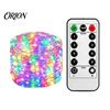 Remote Controlled Holiday Decor Copper Wire Fairy Lights with Remote, 8 Modes 10-Level Dimming Timer, Waterproof Dimmable Twinkle for Bedroom Battery