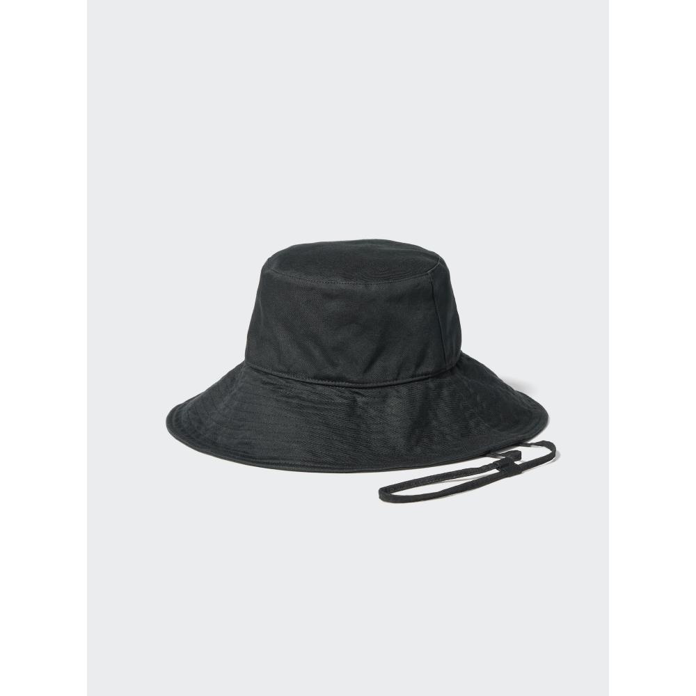 Uniqlo Japan Uv Cut Cotton Linen Wide Brim Hat