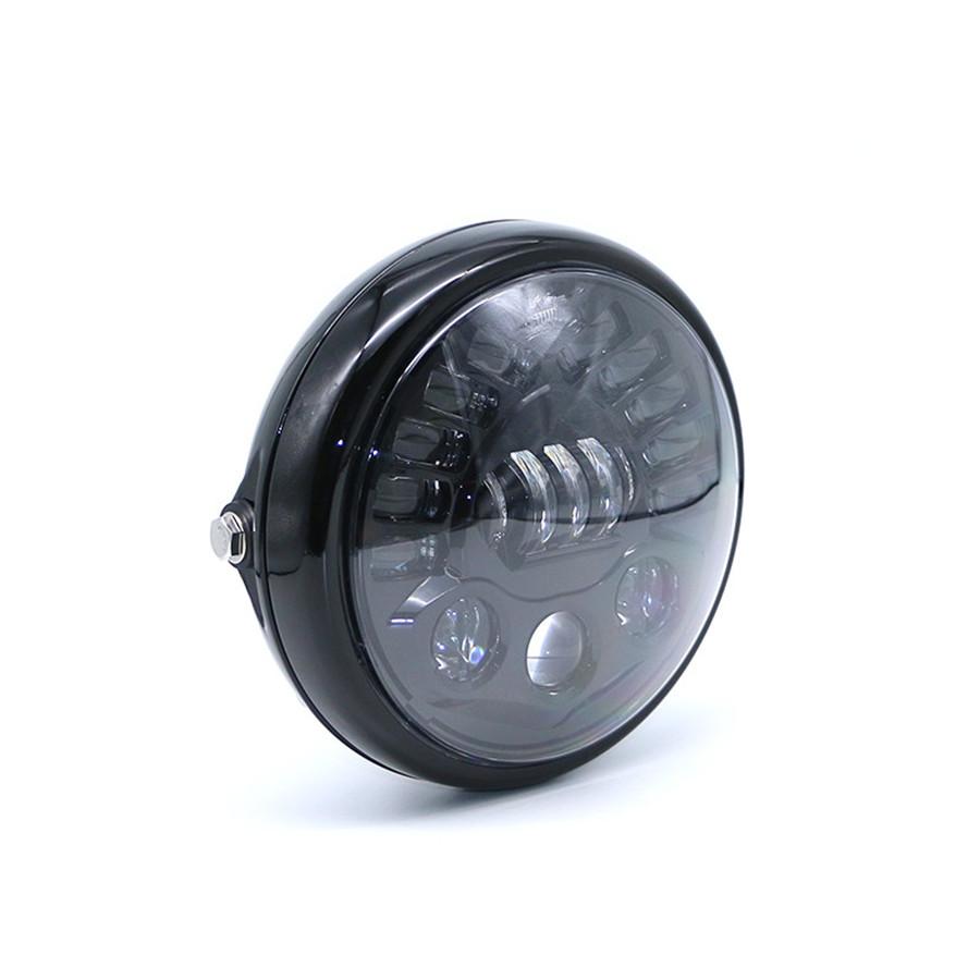 7 Inch Round Led Headlight With Headlight Shell Housing Hi/Lo Beam Projector Motor 7" Round Headlamp