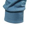 Men Tops Solid Color Cotton Pullover Comfortable Anti-pilling Crew Neck Elastic Cuff