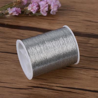 High Quality Embroidery Thread Handmade Gold Silver Cross Stitch Wire Sewing Machine Spool DIY Crafts Accessories Sewing Supply