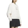 Adidas Letter Print Casual Loose Warm Knit Windproof Sweatshirt Women Tops White IM8852