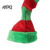 Christmas Window Display Props Elf Pointed Hat Striped Hat with Pompom or Funny for Adults Bells Cosplay Adults Holiday Party Costume Novelty