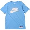 Large Logo Print Crew Neck Short Sleeve T-Shirt Men Tops City-Blue DR8031-412