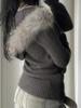 Retro Cable Knit Hooded Sweater