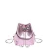 Bags Niche Versatile Chain Bag Women's 2025 New Korean Version Fashion Bright Star Ocean Style Crossbody Bucket Bag