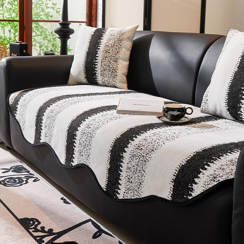 

Подушка для дивана из шенилла, высококачественная нескользящая подушка для гостиной, прямой чехол для дивана, полотенце, не царапающееся 90*90cm