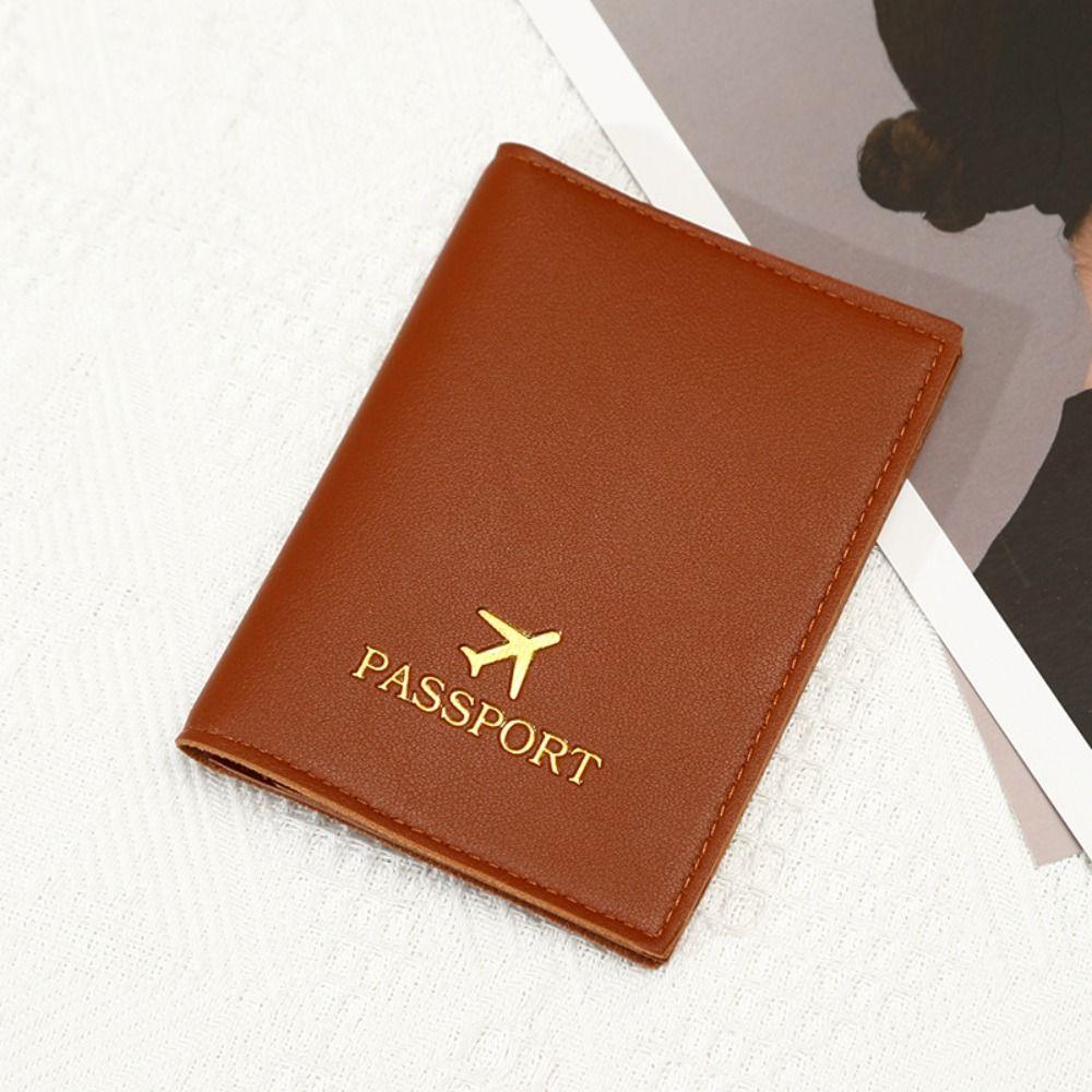 Multifunction PU Leather Passport Cover Travel Accessories Ticket Holder Passport Clip  Travel