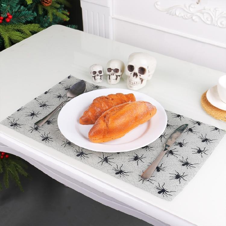 1 Roll Halloween Dining Mats Set Halloween Pattern Table Decors Dish Protective Mats Suitable for Halloween Meals