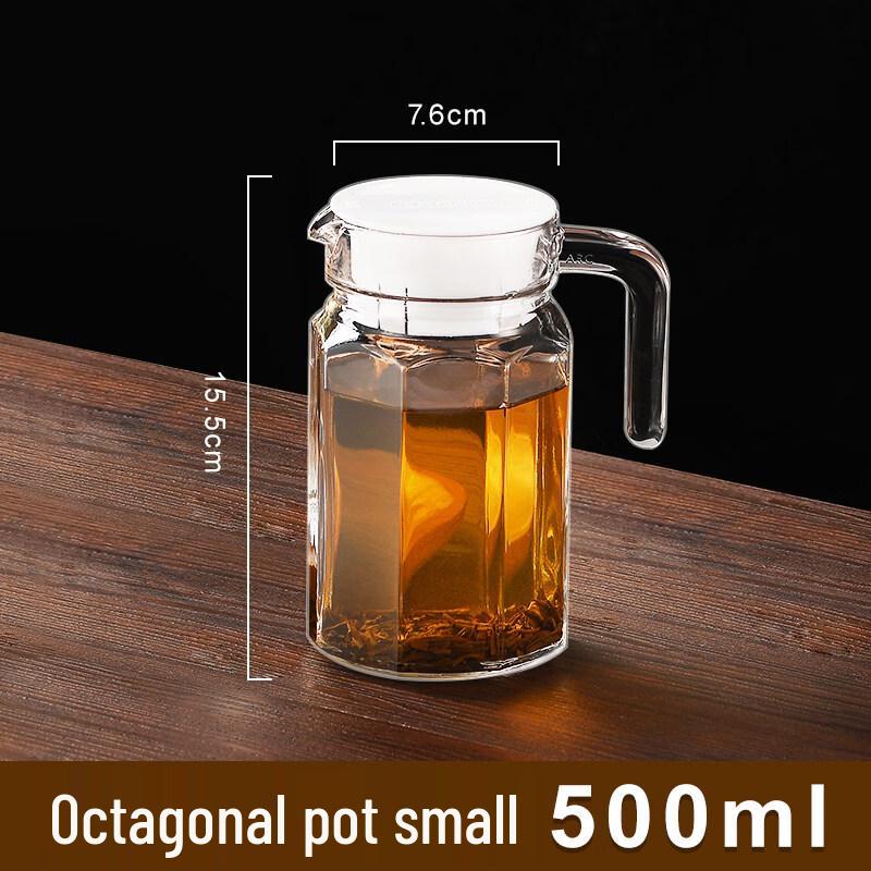 ZISIZ Large Capacity Glass Cold Water Kettle