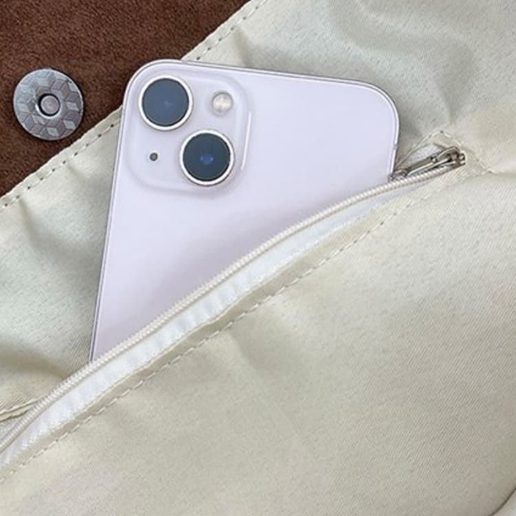 Ριγέ μονόχρωμη ευέλικτη φορητή διαγώνια τσάντα tote γυναικεία τσάντα