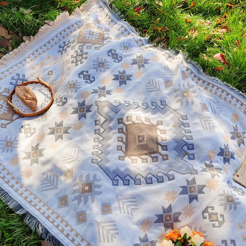 NuFeng Outdoor Camping Picnic Blanket - Persian Geometry 180x230