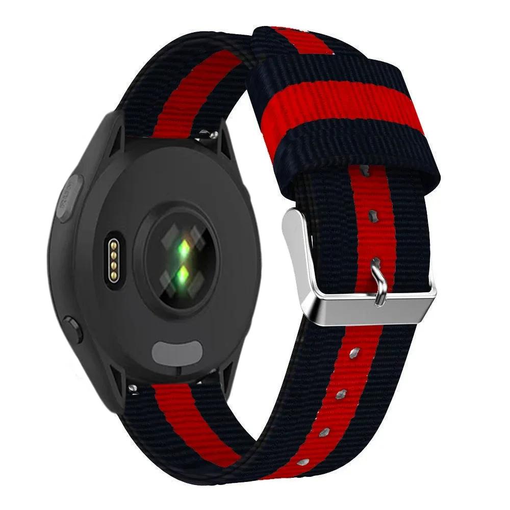 

22mm Canvas Nylon Strap For Amazfit T-Rex3 Pro 48mm/Helio Replacement Bracelet wristband Amazfit Bip 5-6/Balance 2-1/GTR 4 47mm For width 22mm