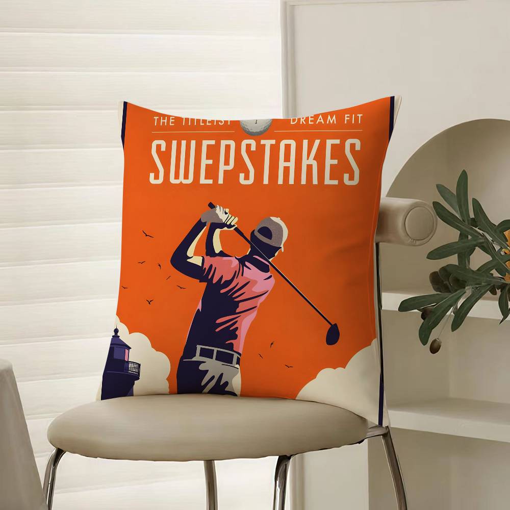 

Популярный Спортивный Гольф Т-TitleistS-Знаменитая Наволочка Комфорт Диван-кровать Шёлковая элегантная Скрытая молния Декоративная наволочка 12x12Inch