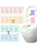 1Pc Toilet Solid Air Fresheners Fragrance Incense Tablets Stickers Bathroom Bedroom Wardrobe Shoe Ra