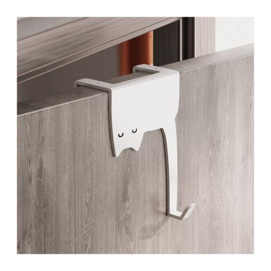 Behind The Door Hook No Drill Hooks Easy Hanging Waterproof Hook for Bathroom Kitchen Bedroom Balcony