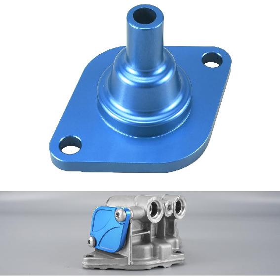 Bevinsee Oil Thermostat Housing Lid Cover Compatible with BMW N54 N55 S55 Engine E90 E91 E92 E93 E60 E61 E82 E84 E88 E89 335i 335is 435i 535i 135i