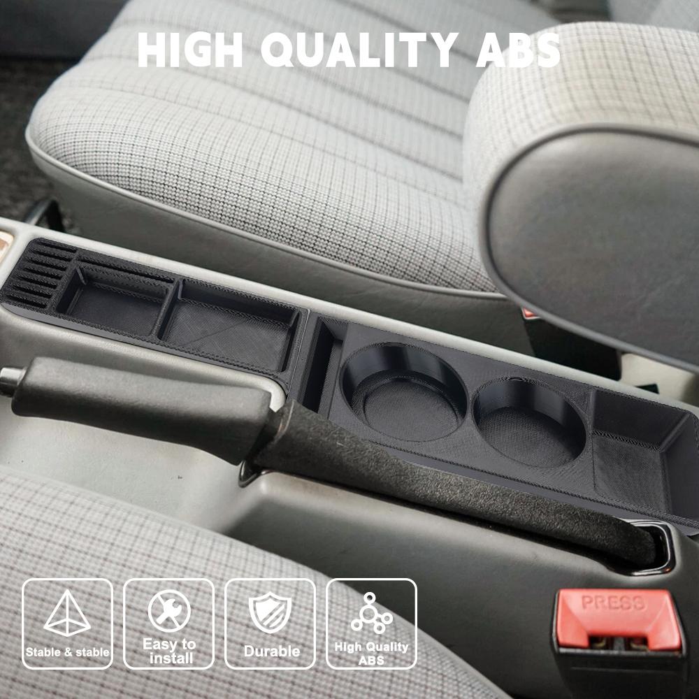 Car Cup Holder ABS For Mercedes W201 190E Double Coffee Beverage Cup Holder