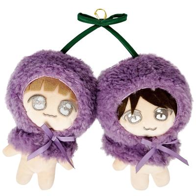 [Crossmarberry] 15cm Stuffed Animal, Poncho, Stuffed Animal Clothes, Stuffed Animal, Keychain, Charm, Favorite Activity, Cherry, Dress-up, Stuffed