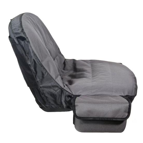 Lawn Mower Seat Cover with Drink Pouch Heavy Duty Oxford