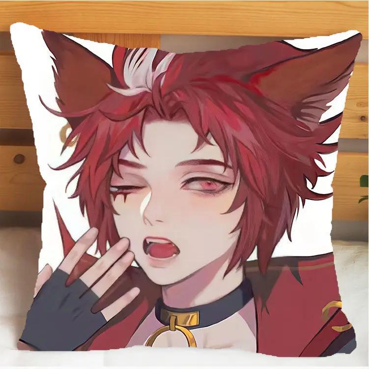 Arena of Valor Honor of Kings Bai Li Xuan Ce Pillow and Pillowcase Cushion Cover Double Sided Print Plush Throw Pillows 40x40cm