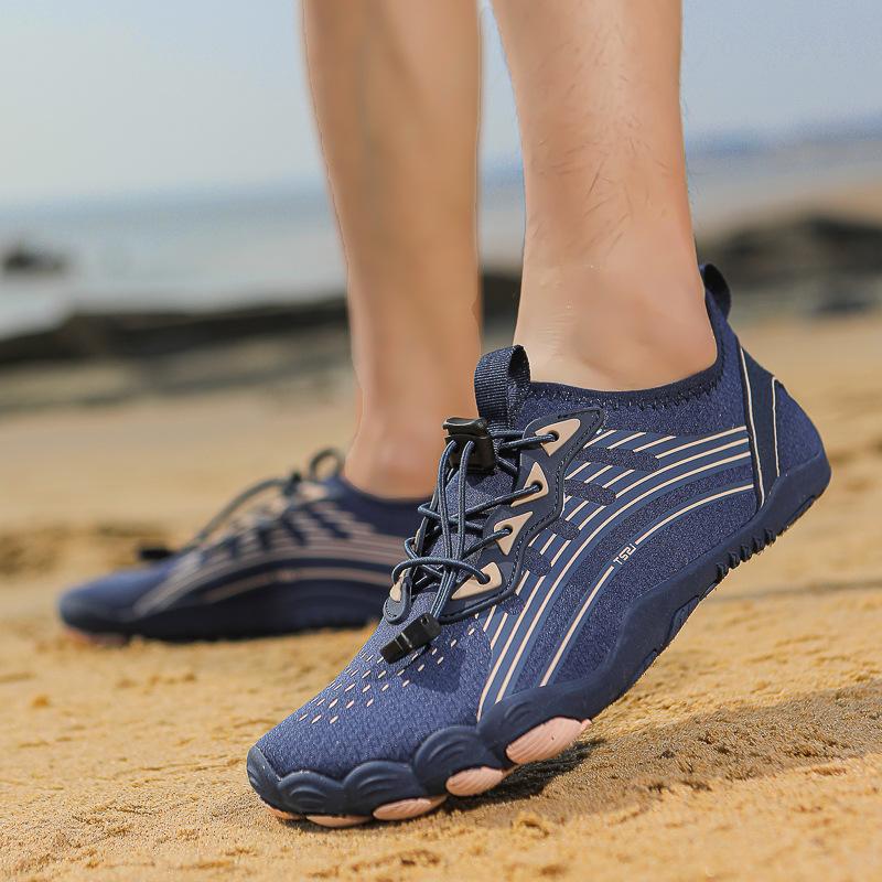 New-style river-trekking shoes: comfortable, breathable sandals for couples, outdoor sports, wading, hiking and mountaineering – five-finger shoes.