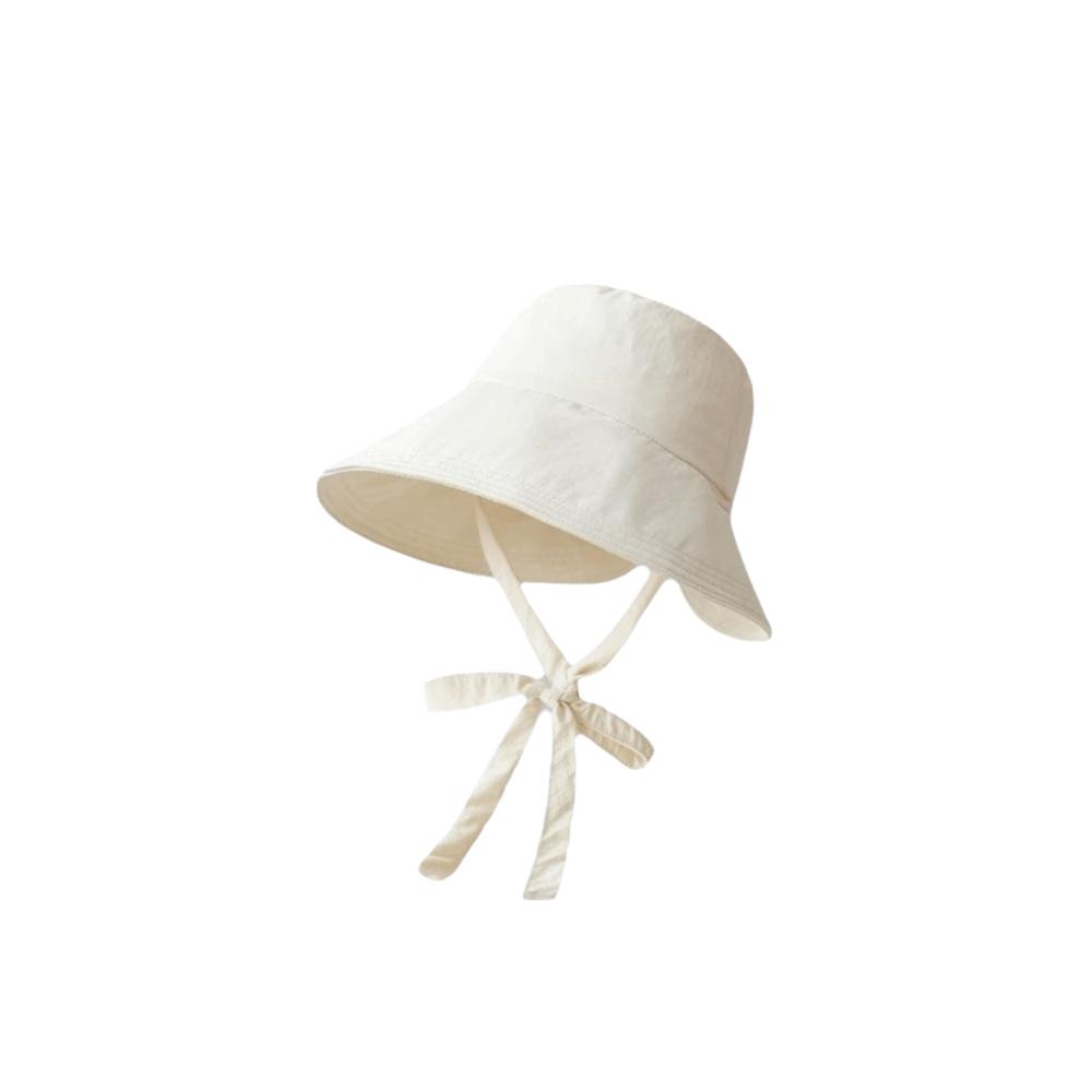 

UV Protection Lace-up Sunshade Hat Breathable Bucket Cap Wide Brim Fisherman Hat Spring Summer бежевый