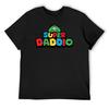 Green Super Daddio Funny Dad Fathers Day Idea Video Gaming Lover Gift Birthday Holiday T-Shirt Anime Stuff Men's T-shirts