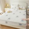 Cartoon Cute Pattern Cooling Fitted Sheet Single Natural Latex Fabric Soft Cushion for Bedding Slow Rebound Non-Slip Mattress