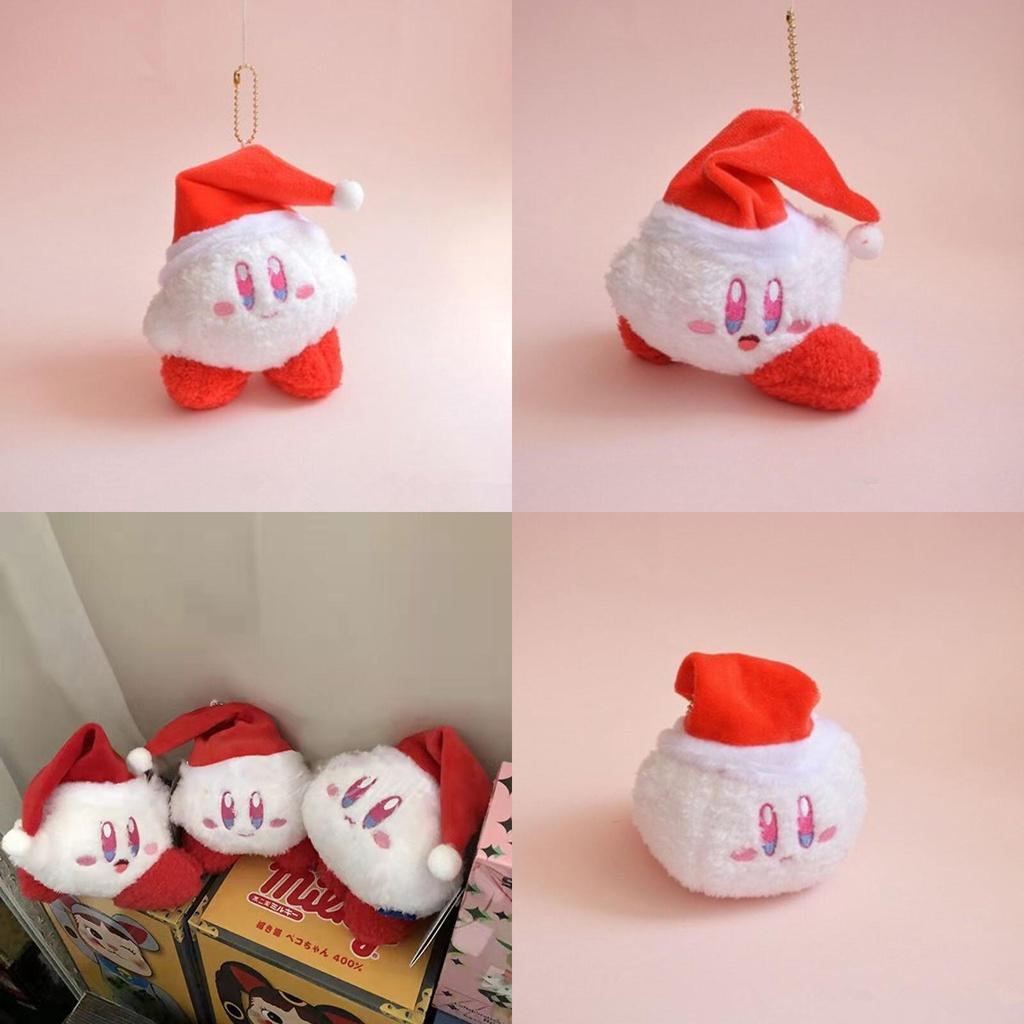 Soft And Fluffy Star Kirby Plush Bag Pendant Toy For Children