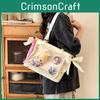 Genshin Impact Satin Ribbon Bow Tote Bag With Padded Shoulder Strap For Daily Use
