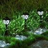 2PCS Solar Lawn Lights Outdoor LED Bright Yard Lamp Waterproof Night Light Landscape Lighting Pathway Light Garden Decor