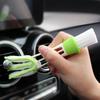Car Vent Cleaning Kit - 2-Way Microfiber Brush for AC Vents Electronics (16cm)