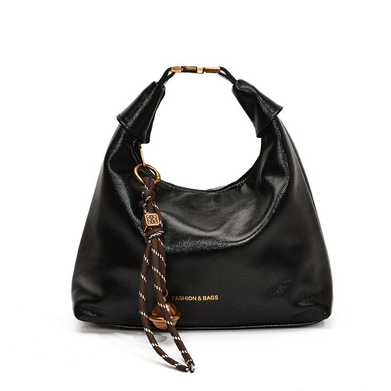 

Осенне-зимняя популярная модная ретро-сумка для пельменей женская осенне-зимняя универсальная сумка-мессенджер через плечо 23*8*23 чёрный