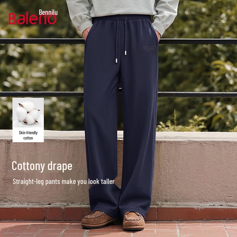 Baleno Men s Cotton Blend Straight-Leg Casual Pants L
